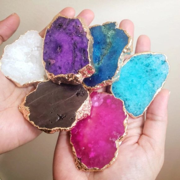 Druzy Agate Crystal Phone Holder - Picture 4 of 8